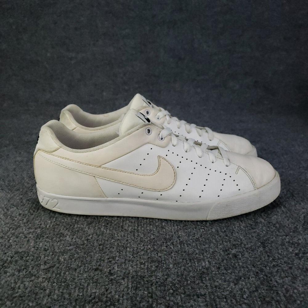 Nike Court Tour Shoes Mens Size 12 White 1972 Tennis Sneakers Lace Up Low Casual